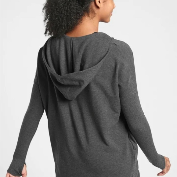 Athleta Purana Wrap Sweatshirt Size S - Picture 2 of 13